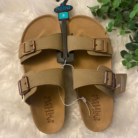 Mad Love Shoes - Mad love buckle slip on sandals